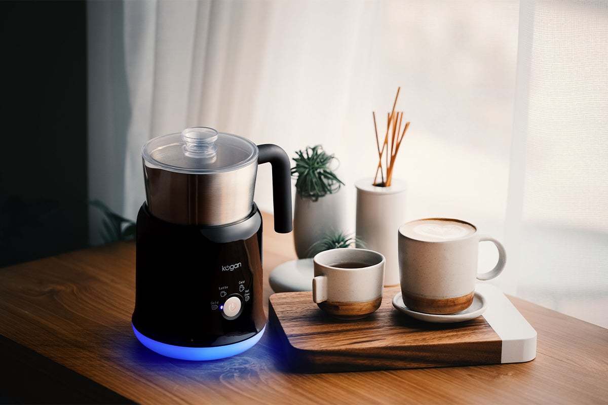 Buy Kogan Milk Frother & Warmer (Black) at Mighty Ape NZ