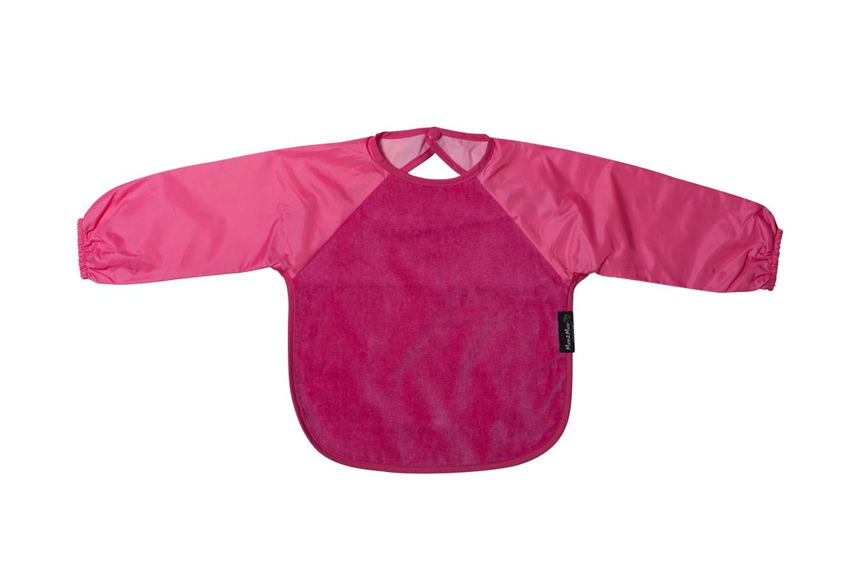 Mum 2 Mum Sleeved Wonder Bib (6-18 Months) - Cerise image