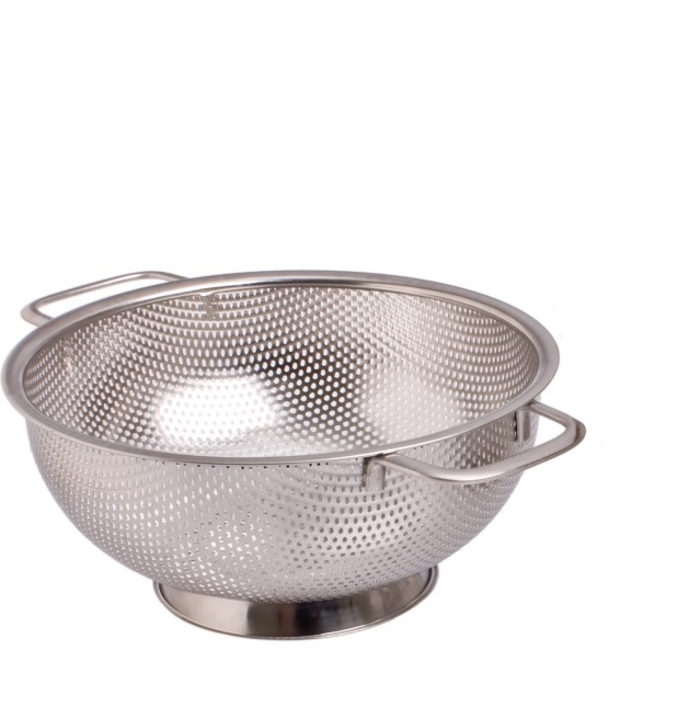 D.Line: Stainless Steel Perforated Colander - 22.5cm