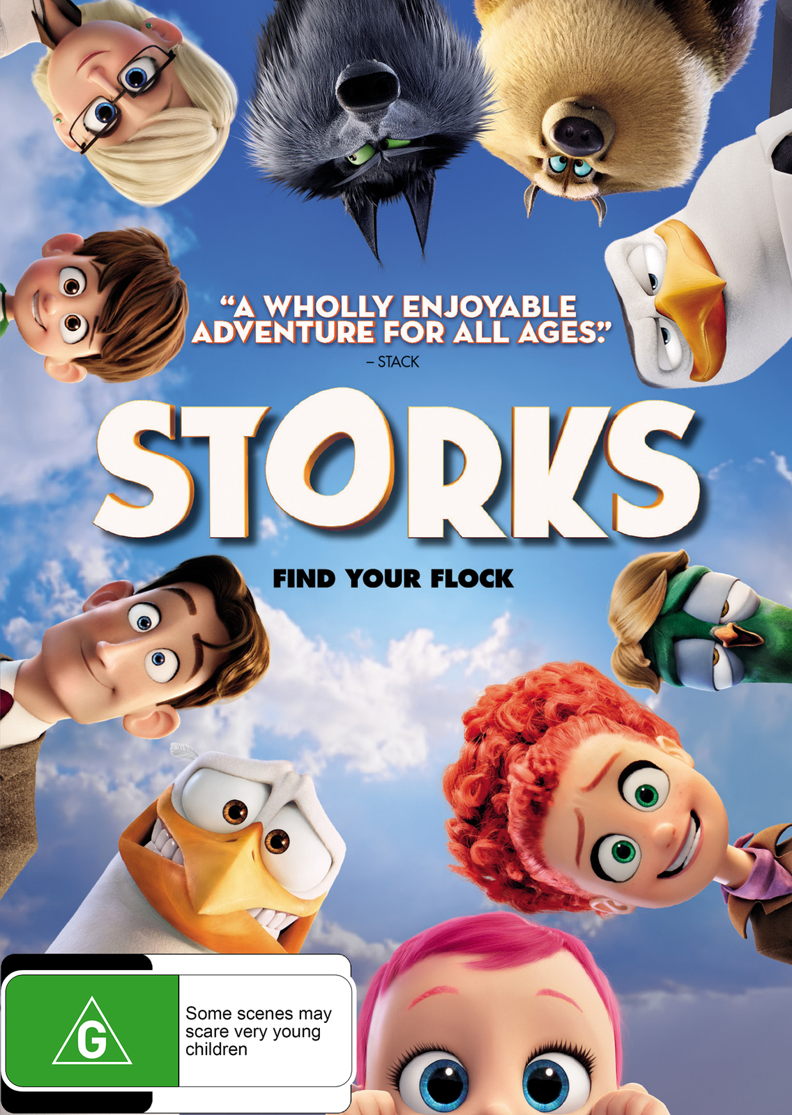 Storks on DVD image