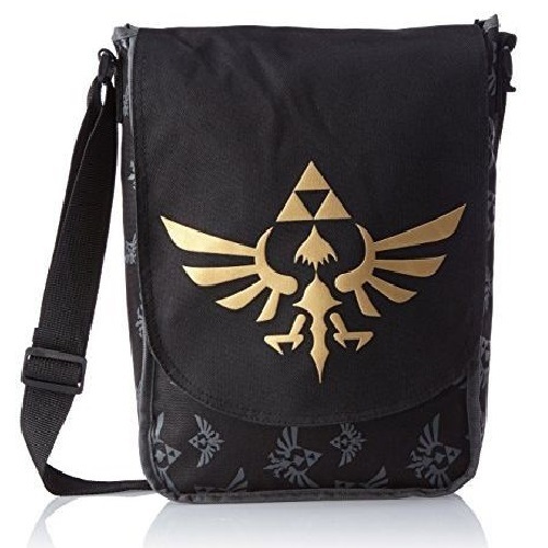 Legend of Zelda Gold Logo Mini Messenger Bag at Mighty Ape NZ