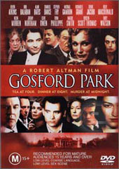 Gosford Park on DVD Gosford Park on DVD