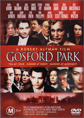 Gosford Park on DVD