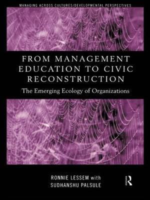 From Management Education to Civic Reconstruction by Ronnie Lessem image