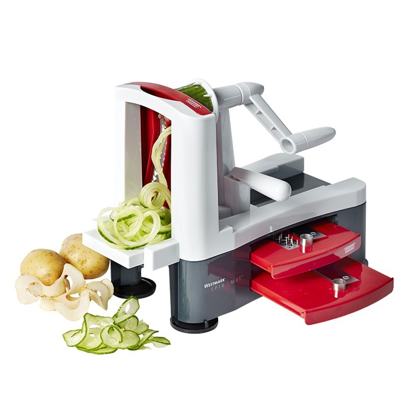 Stainless Steel Tri-Blade Vegetable Spiralizer image