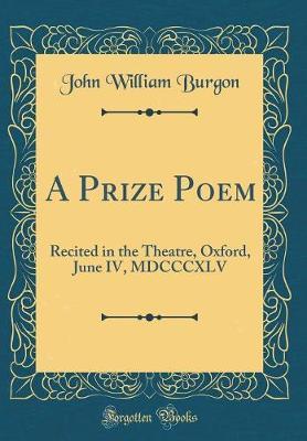 A Prize Poem by John William Burgon image