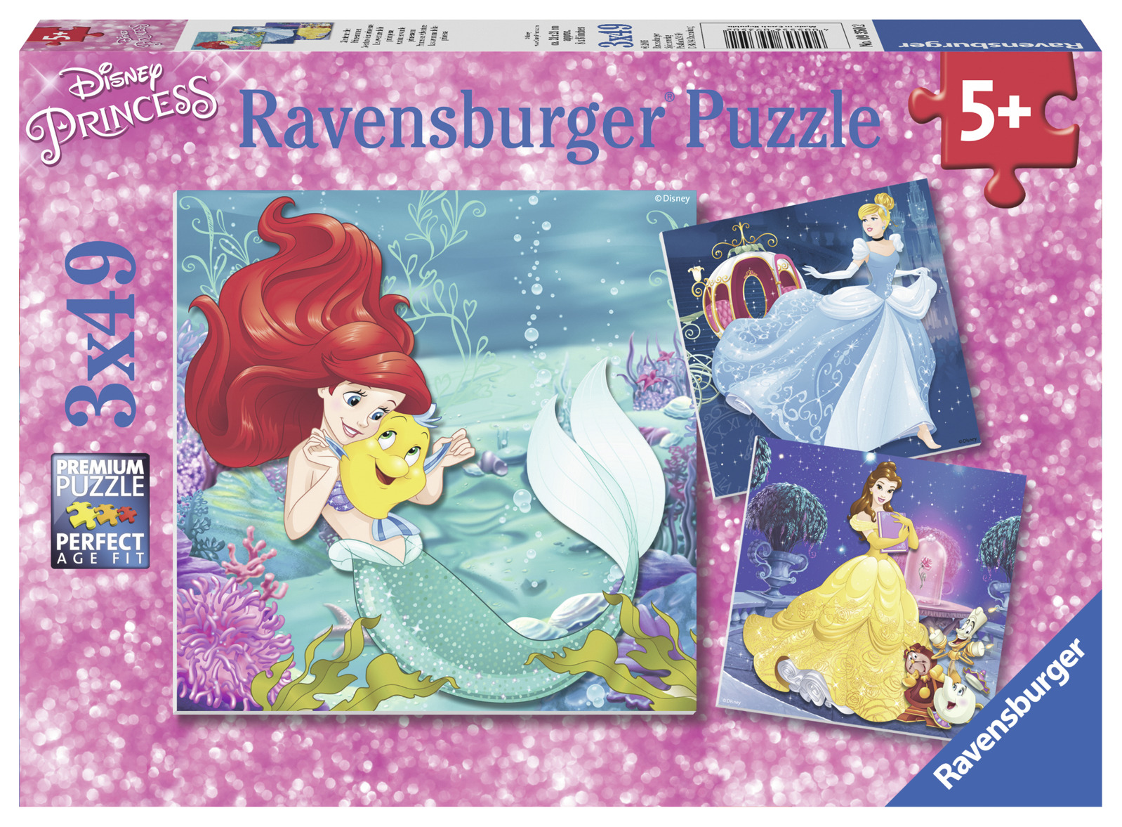 Ravensburger Mini Puzzle Set Disney Princesses Adventure Toy at