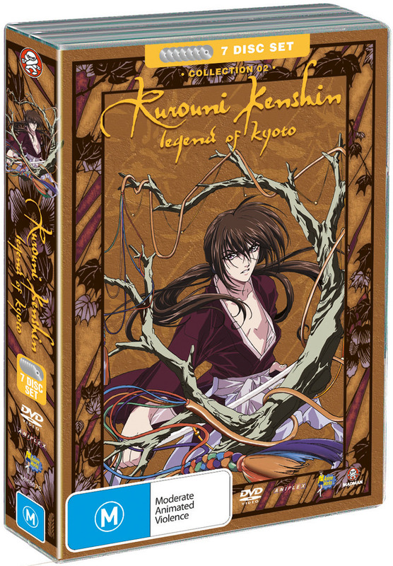 Rurouni Kenshin - Box 2 - Legend of Kyoto Collection (Fatpack) on DVD