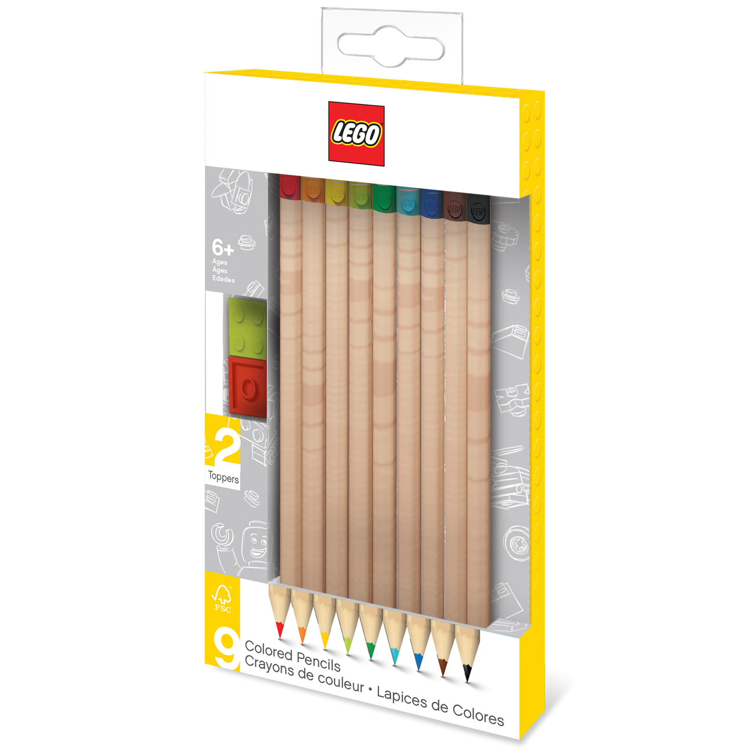 LEGO: Coloured Pencils - 9 Pack image