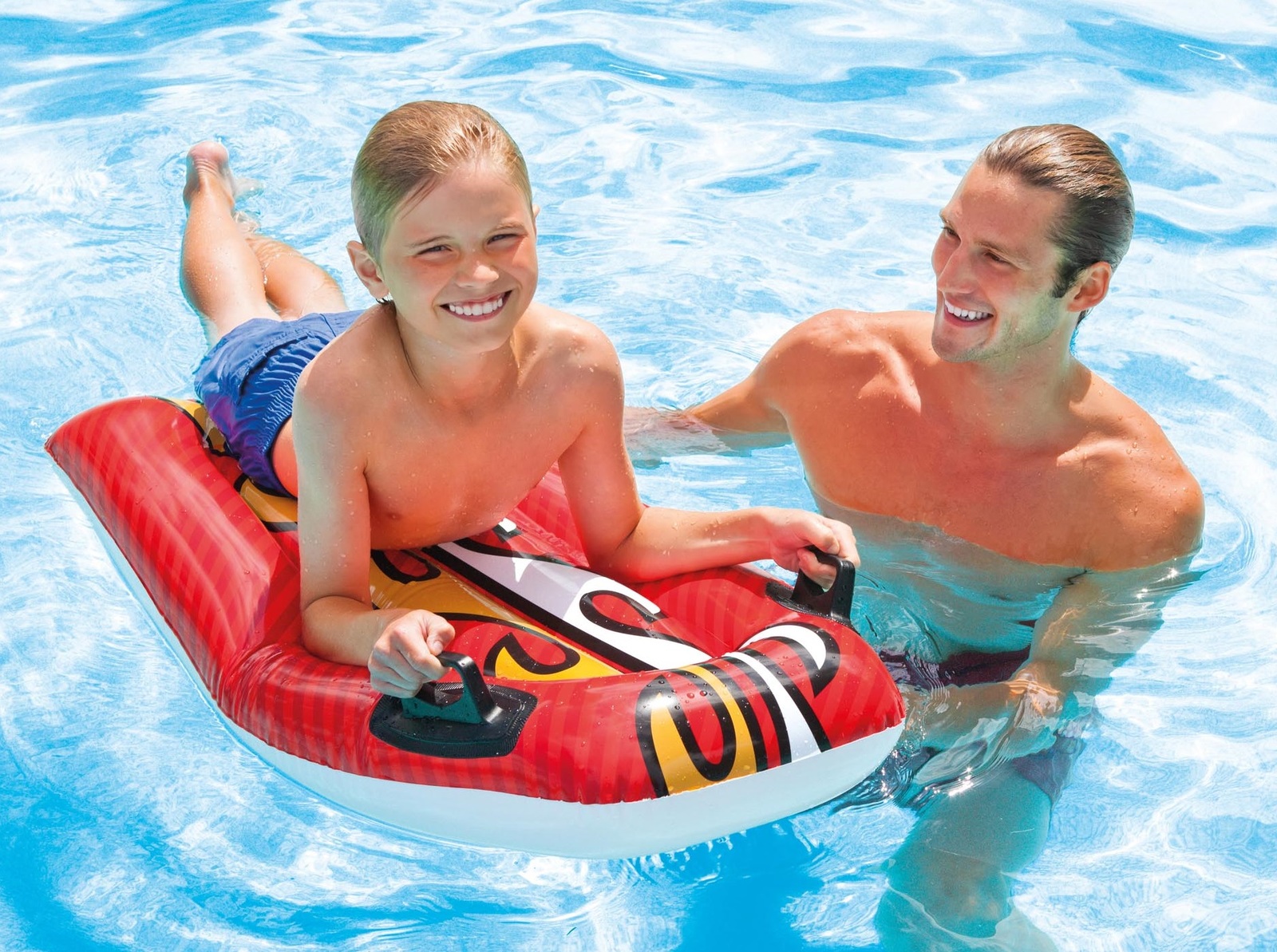 Intex Joy Wave Rider Inflatable Pool Float Surfboard