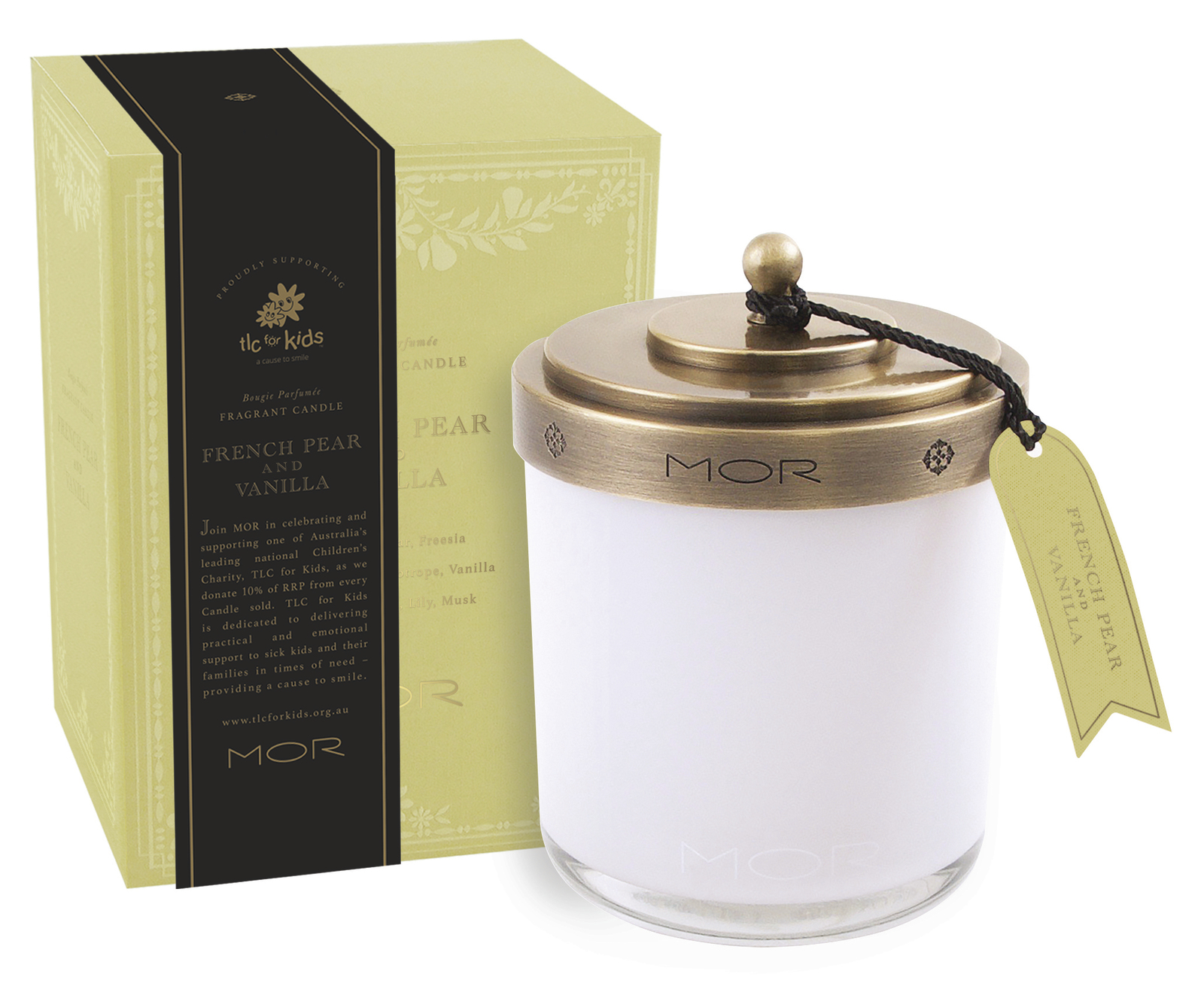 MOR Fragrant Candle French Pear & Vanilla at Mighty Ape NZ