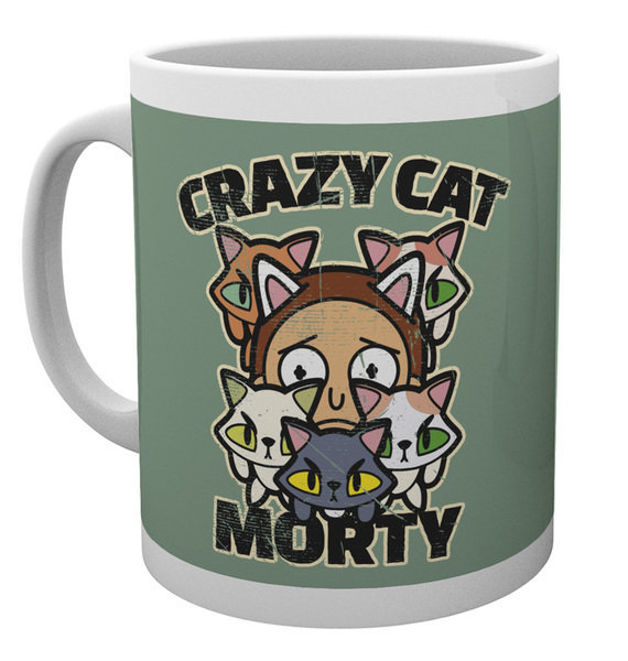 Rick and Morty: Crazy Cat Morty - Mug image