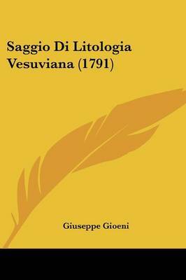 Saggio Di Litologia Vesuviana (1791) by Giuseppe Gioeni image