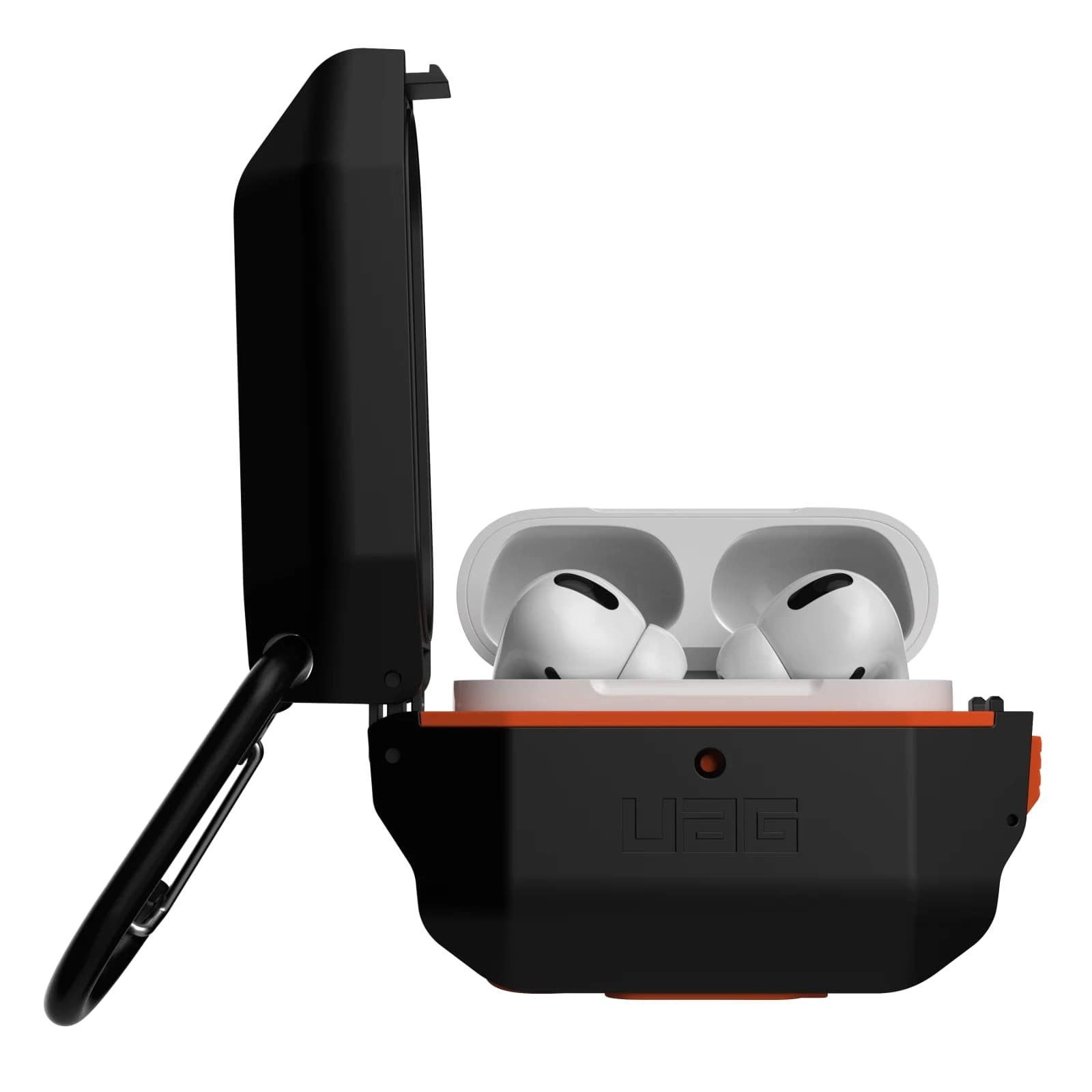 UAG: Apple AirPods Pro Hardcase Case - Black/Orange image