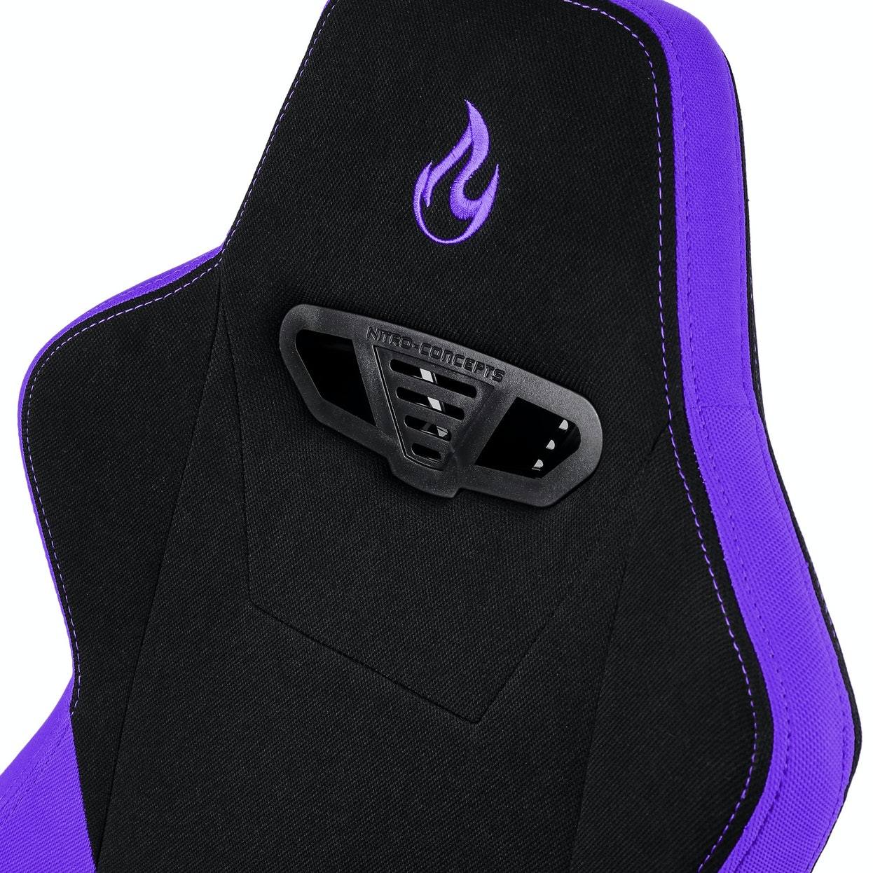 Nitro Concepts S300 Fabric Gaming Chair - Nebula Purple for image