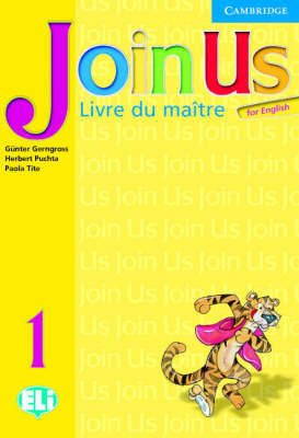 Join Us for English 1 Teacher's Book French edition by Gunter Gerngross image