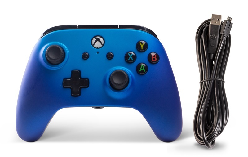 Xbox One Enhanced Wired Controller - Sapphire Fade image