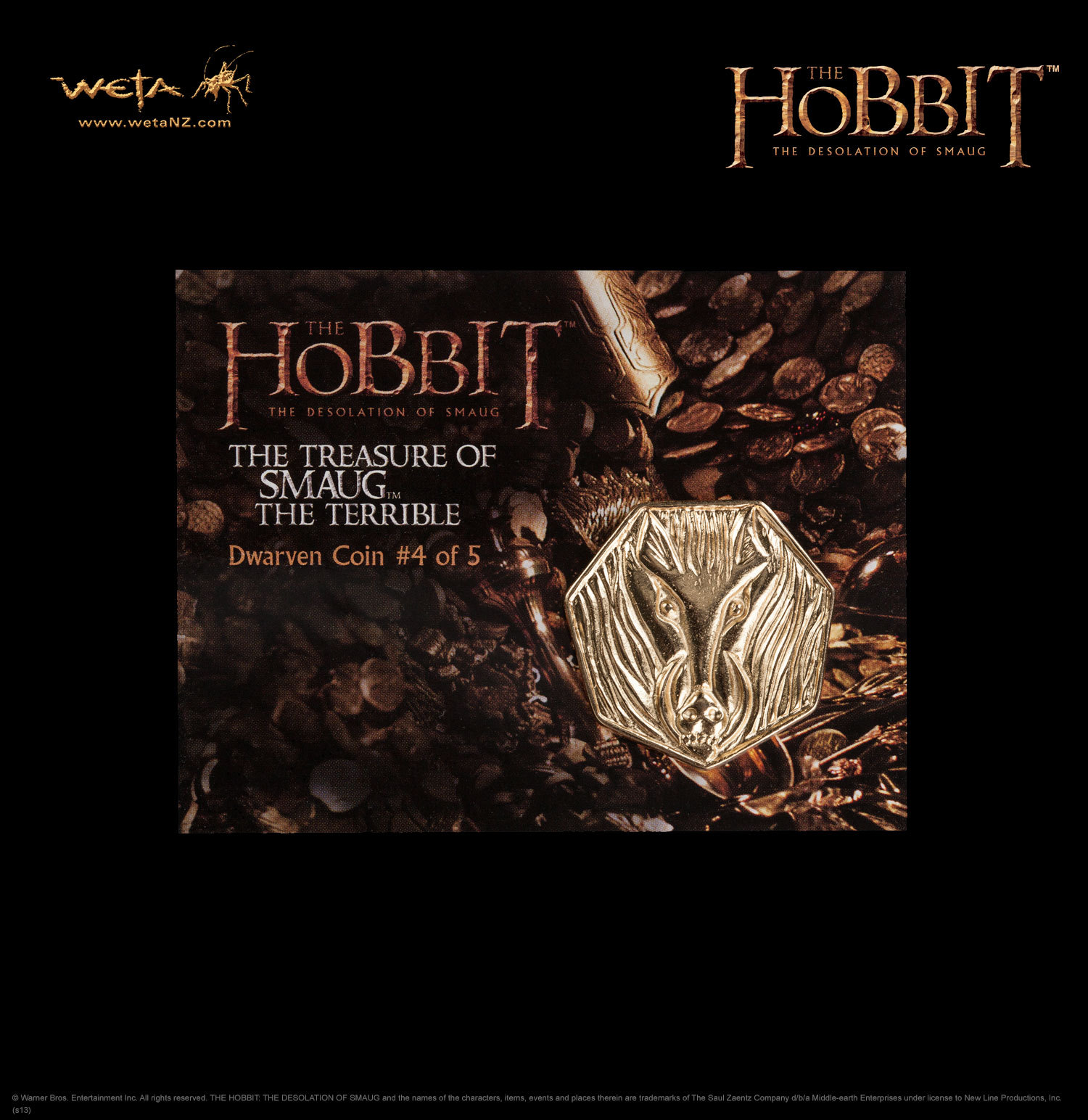 The Hobbit: Desolation of Smaug Treasure Coin #4