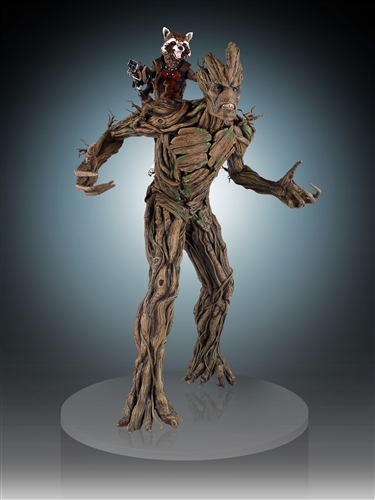 Rocket Raccoon & Groot Statue image