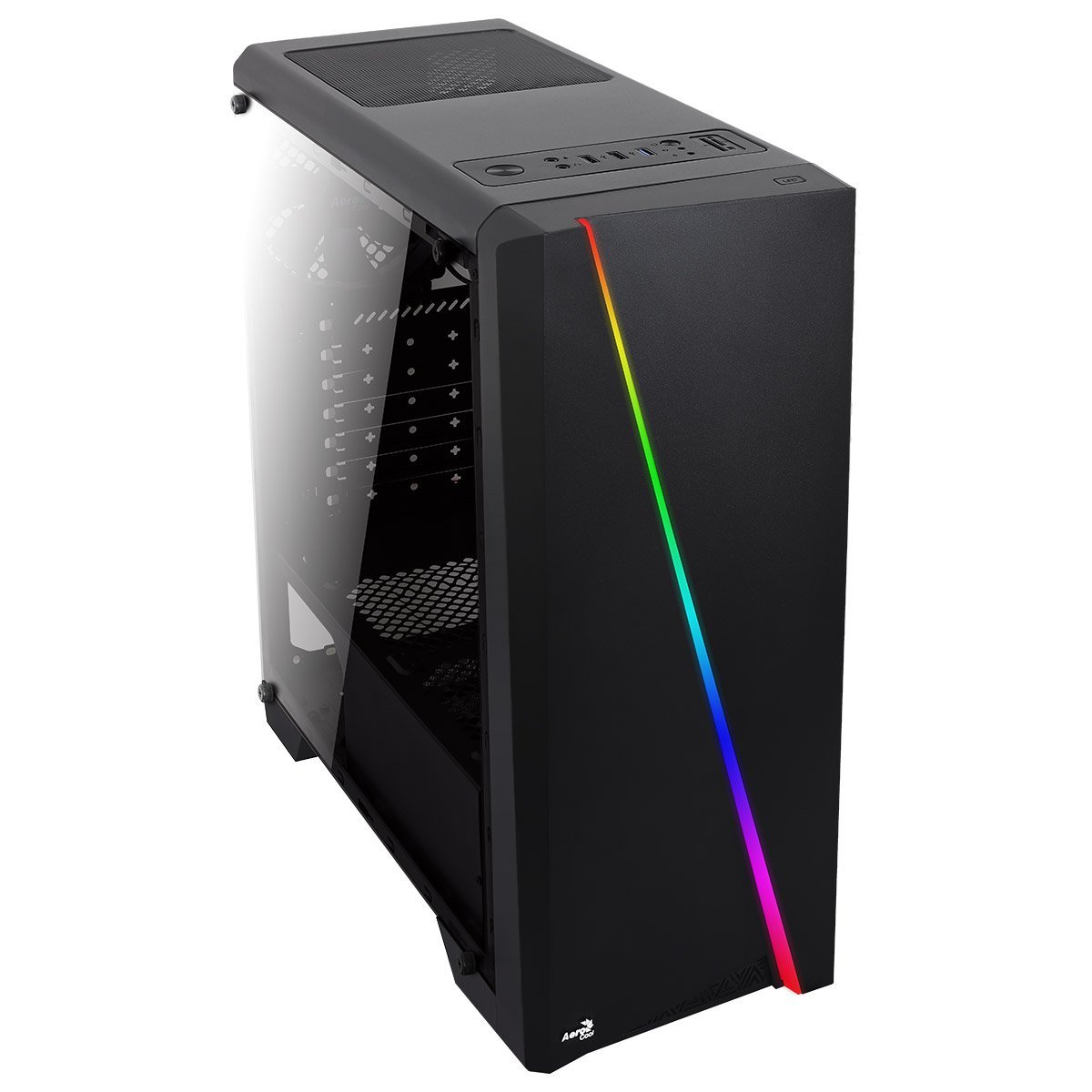 Aerocool: Cylon RGB Mid Tower Case - Black image