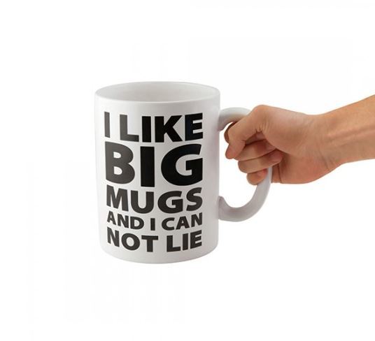 BigMouth I Like Big Mugs GIANT Mug image