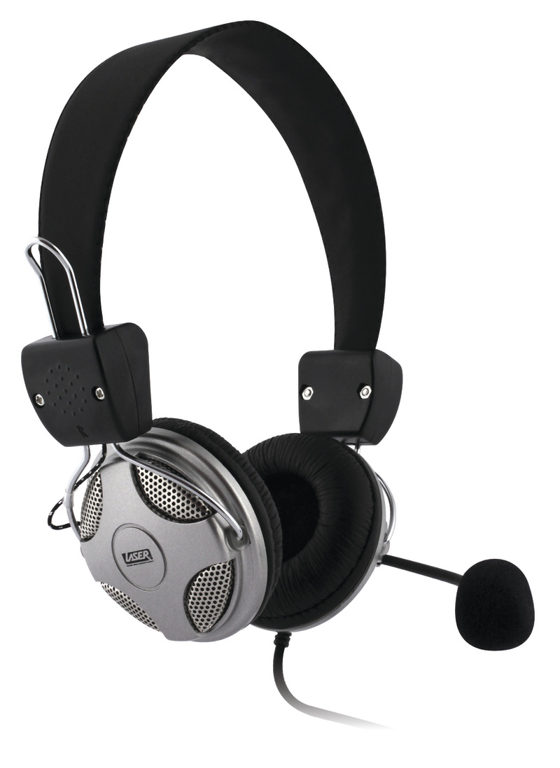 Laser Deluxe headset -with microphone & volume  control image