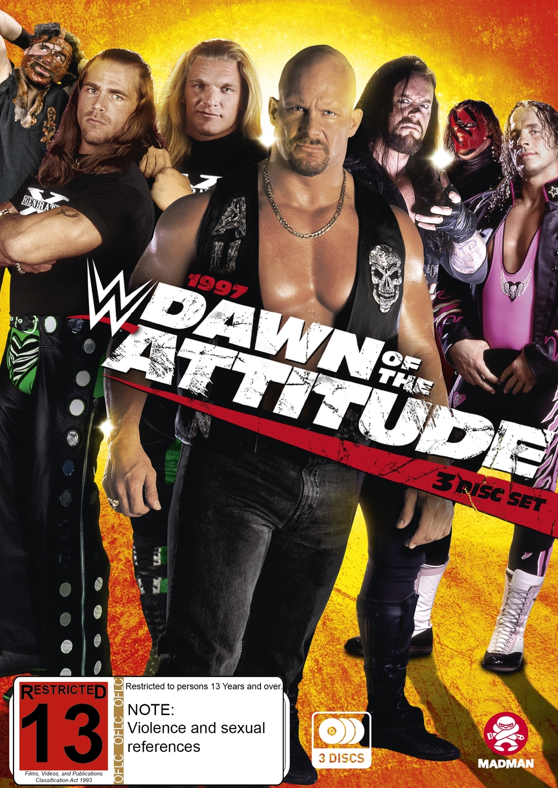 WWE: 1997: Dawn Of The Attitude on DVD image