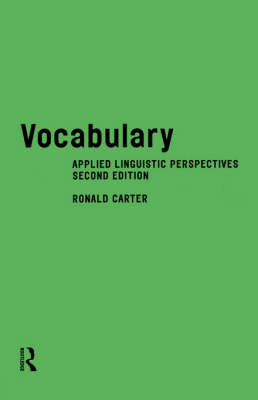Vocabulary: Applied Linguistic Perspectives by Ronald Carter image
