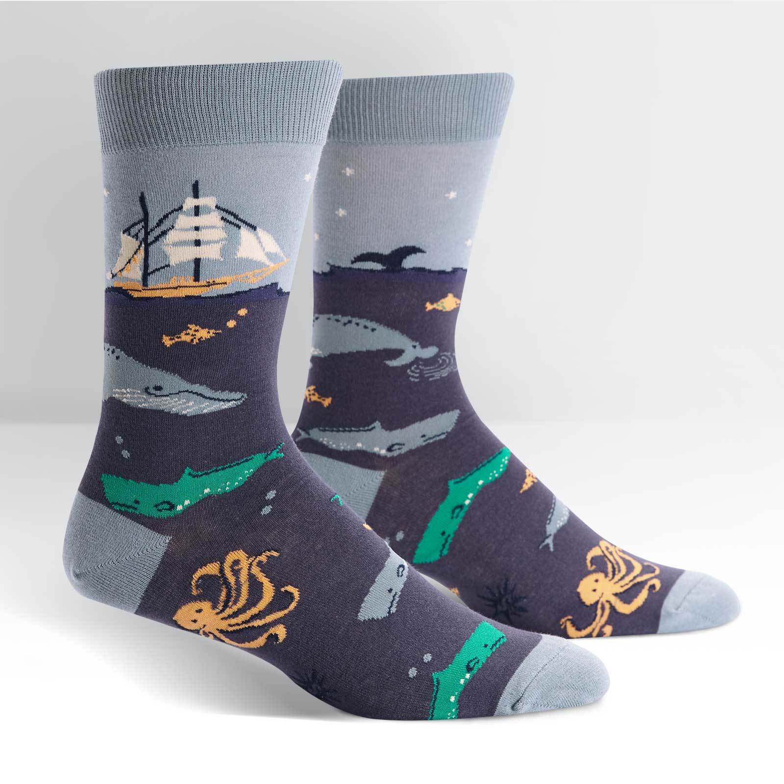 SOCK it to Me: Men's - Sea Voyage Crew Socks image