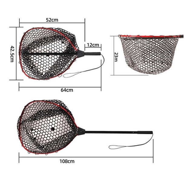Buy Ape Basics Retractable Aluminum Alloy Fishing Landing Net at Mighty