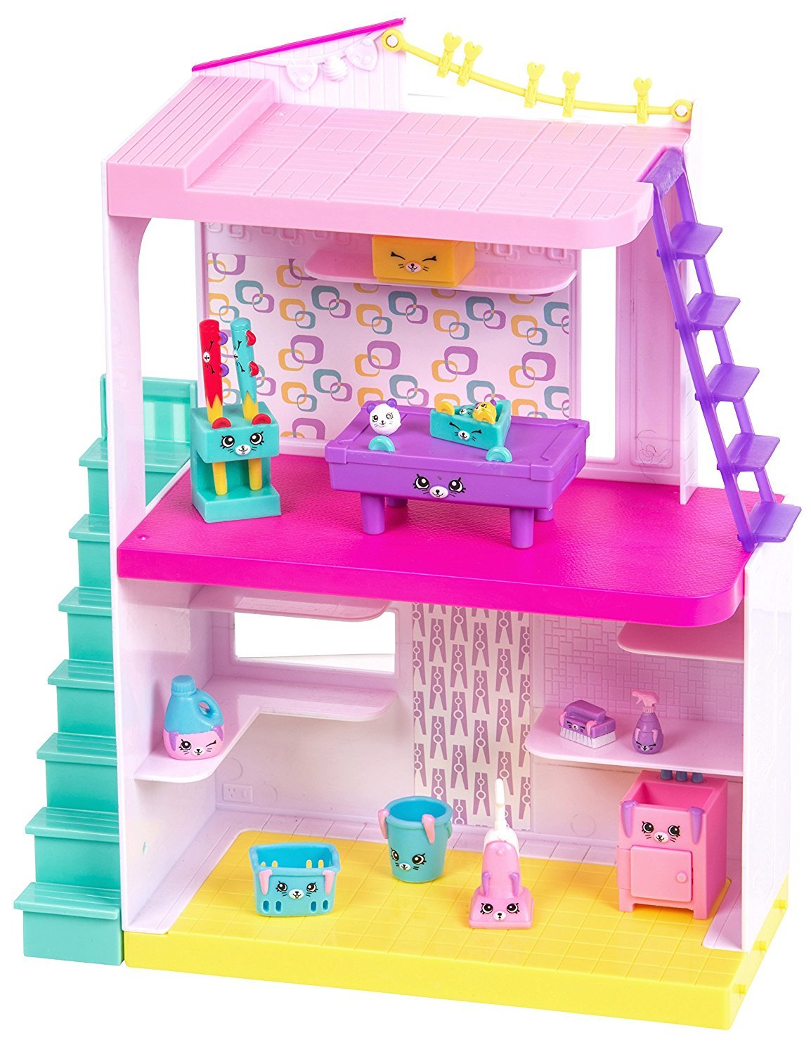 Shopkins Happy Places Extension Set: Laundry and Games Room Studio image