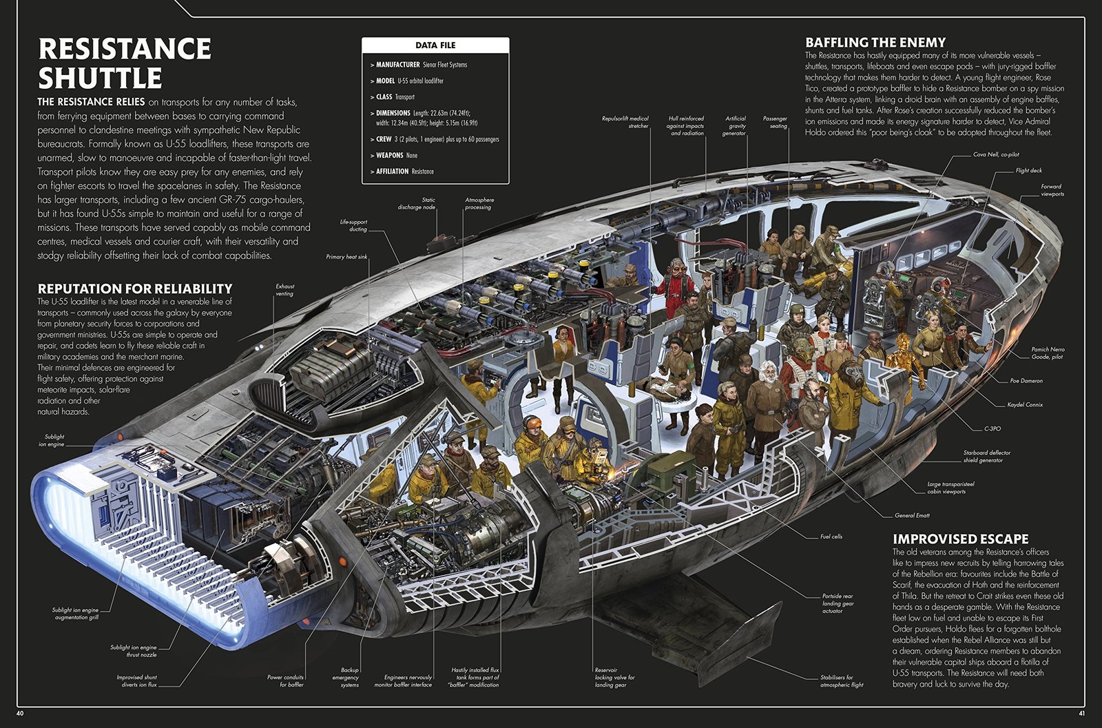 Star Wars The Last Jedi (TM) Incredible Cross Sections on Hardback by Jason Fry