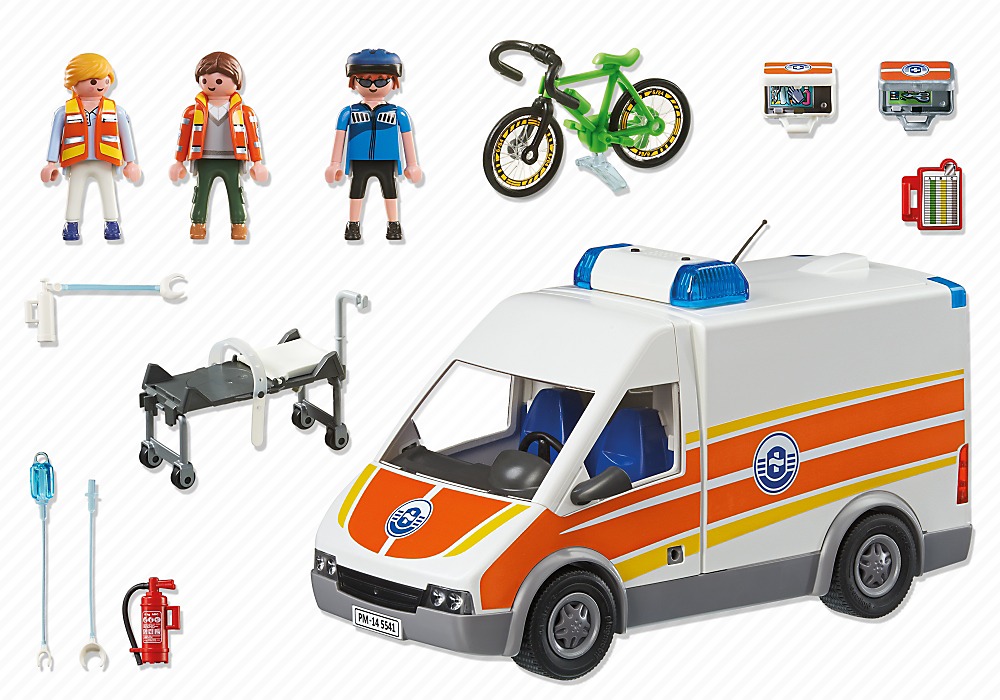 Buy Playmobil Ambulance with Siren (5541) at Mighty Ape NZ