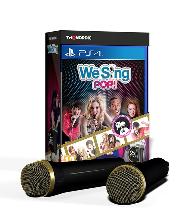 We Sing Pop Mic Bundle on PS4