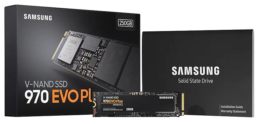 250GB Samsung 970 EVO Plus NVMe M.2 SSD image