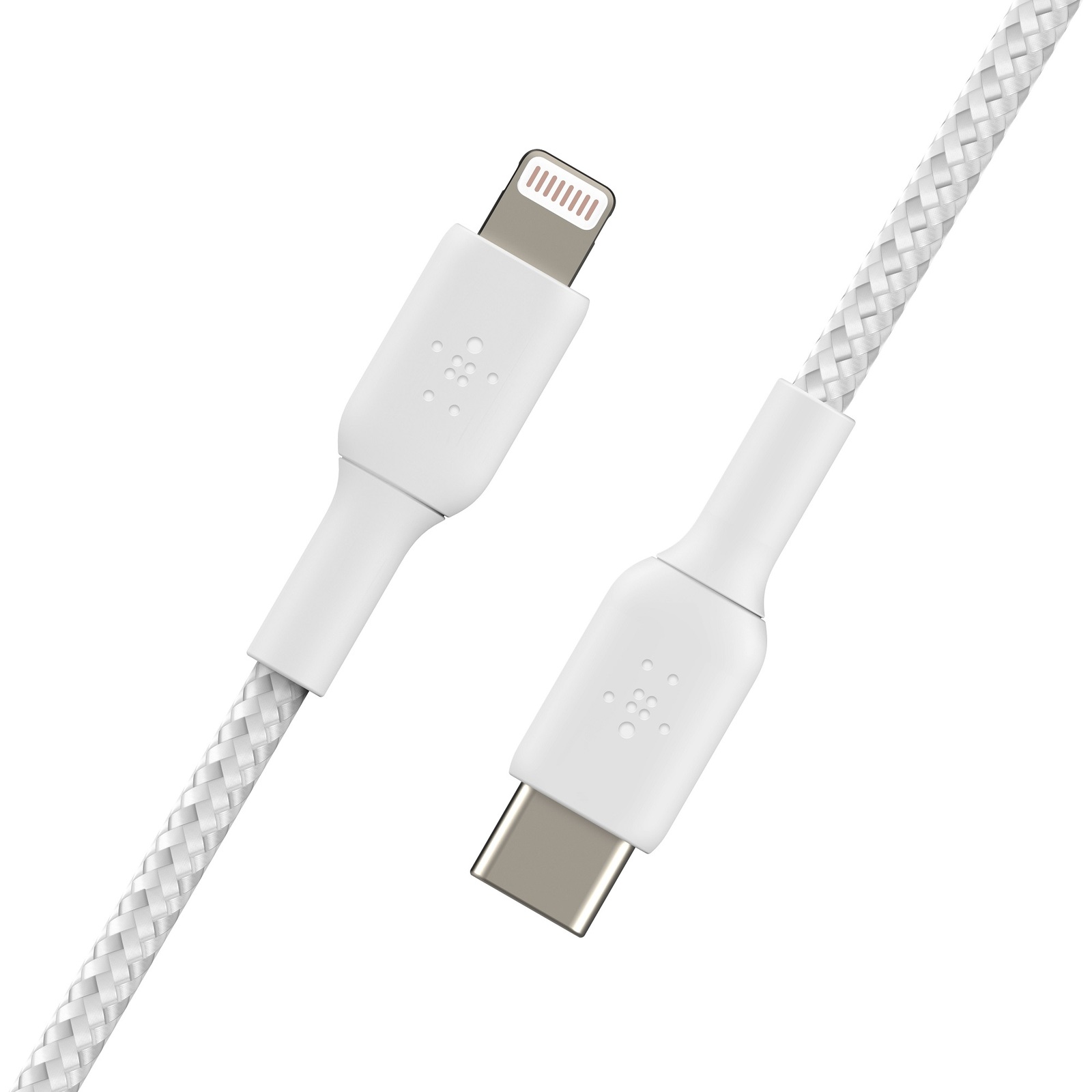 Belkin Boost Up Charge USBC To Lightning Braided Cable, 2m White at