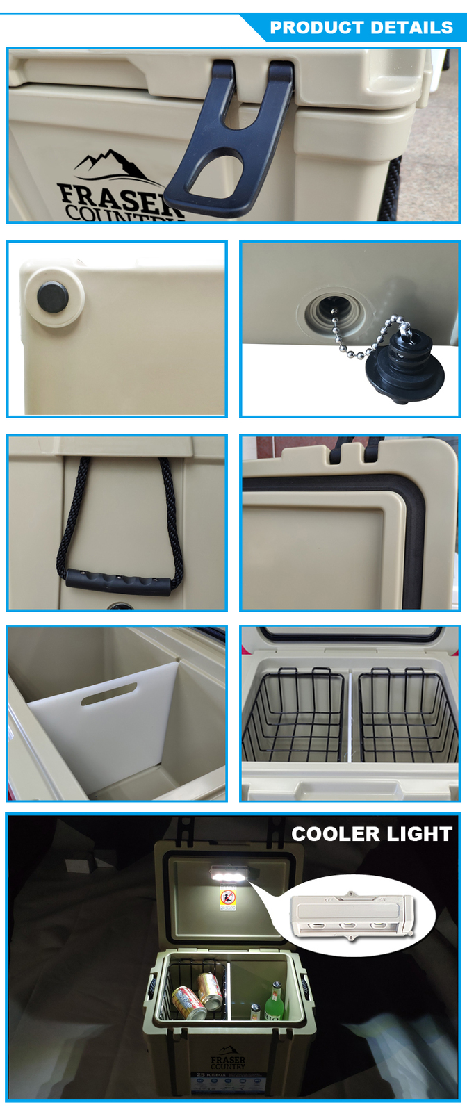 Buy Fraser Country Heavy Duty Ice Box Chilly Bin 25L at Mighty Ape NZ