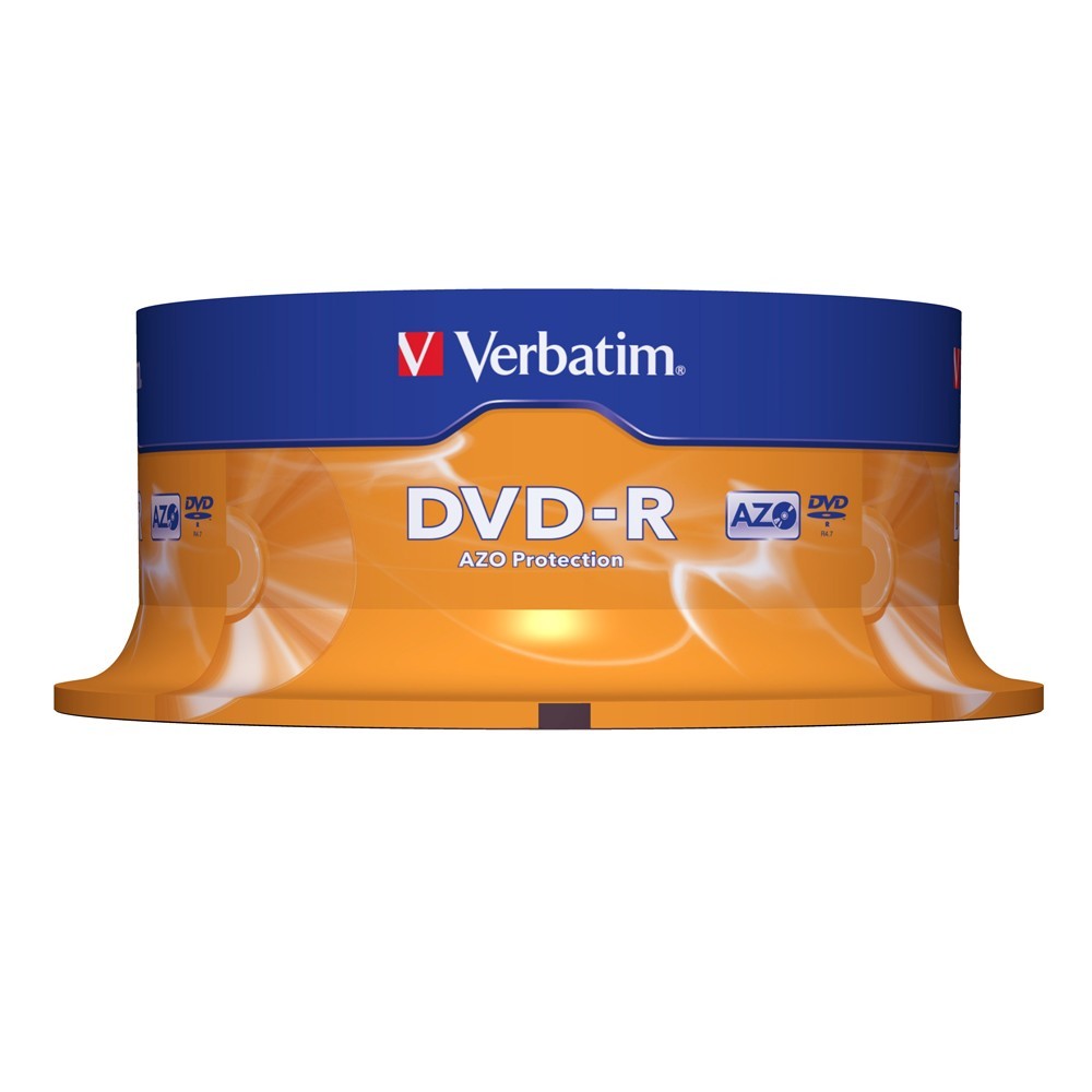 Verbatim DVD-R 4.7GB Spindle 16x (25 Pack)