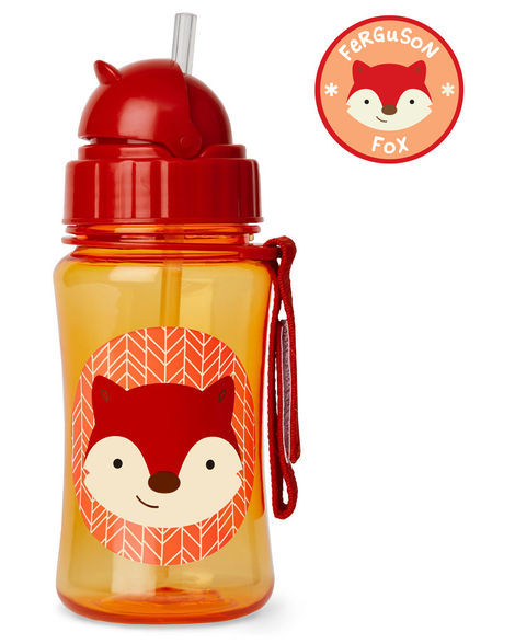 Skip Hop: Zoo Straw Bottle - New Fox image