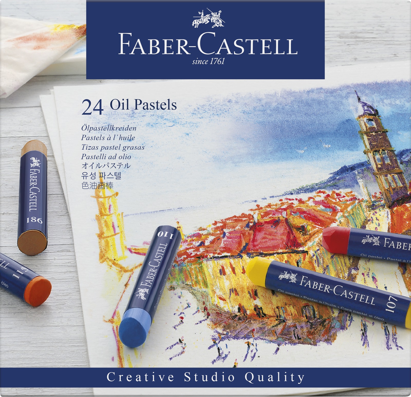 Faber-Casell: Creative Studio Oil Pastel (Set of 24) image