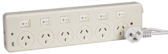 Jackson 6 Way Individually Switched Protected Power Board image