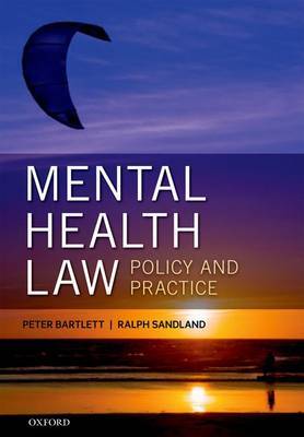 Mental Health Law: Policy and Practice by Peter Bartlett image