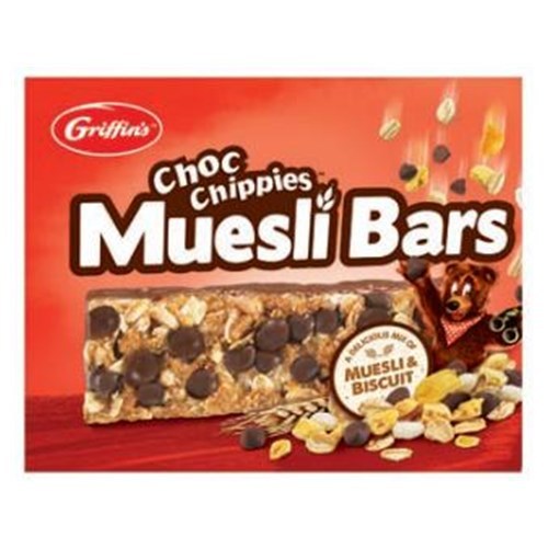Griffin's Choc Chippies Muesli Bars (180g) image