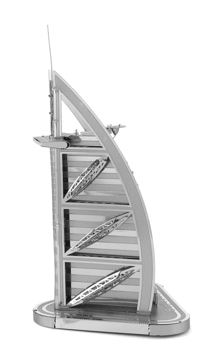 Metal Earth ICONX: Burj Al Arab - Model Kit image