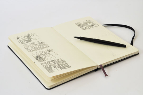 Moleskine Storyboard Notebook (Large, Hard, Black) by Moleskine image