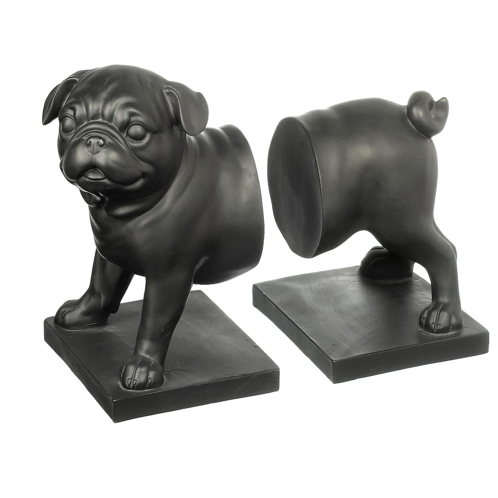 pug bookends