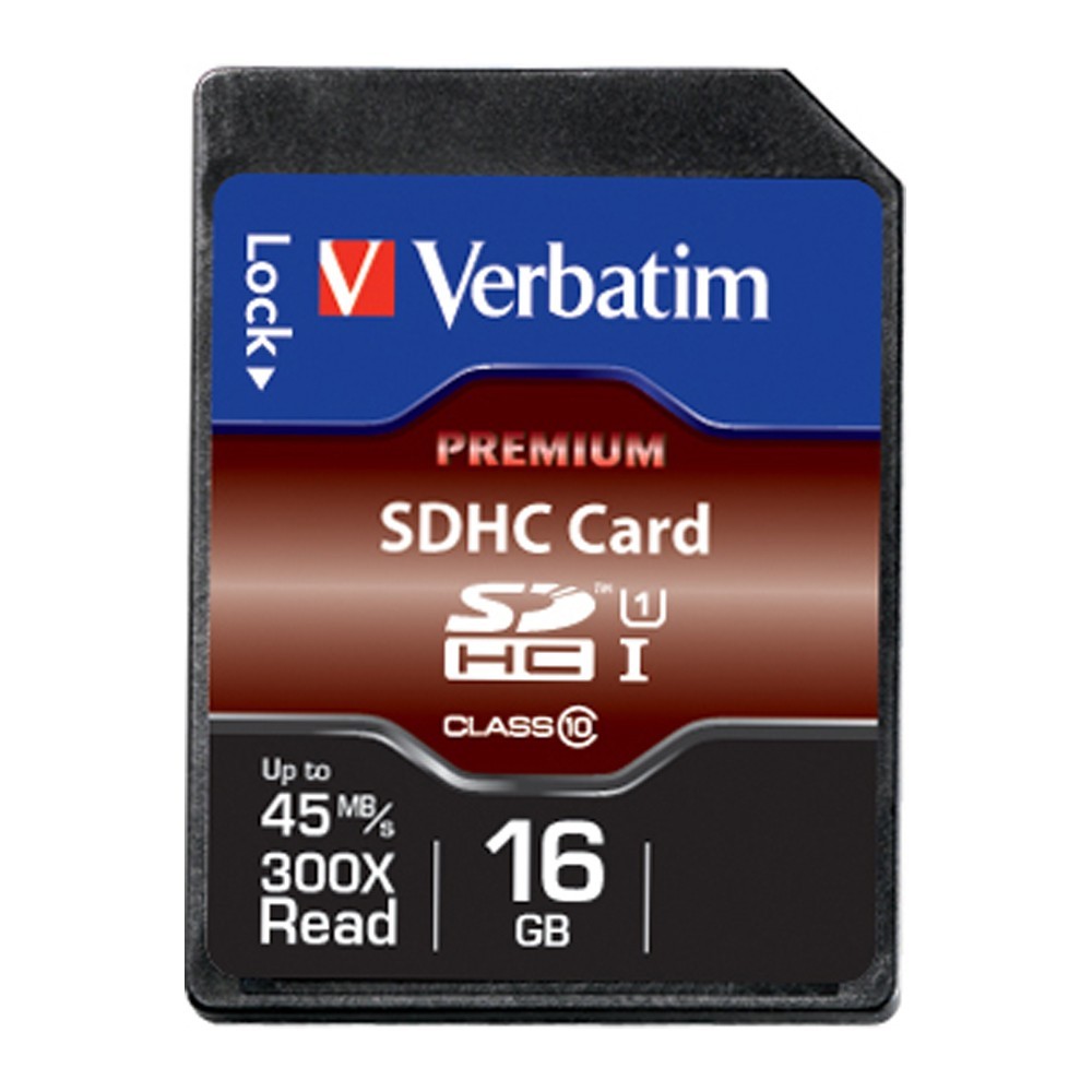 Verbatim SDHC Card - 16GB (Class 10) image