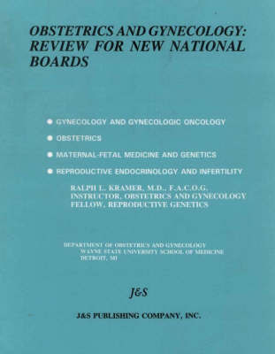 Obstetrics and Gynecology by Ralph L. Kramer image