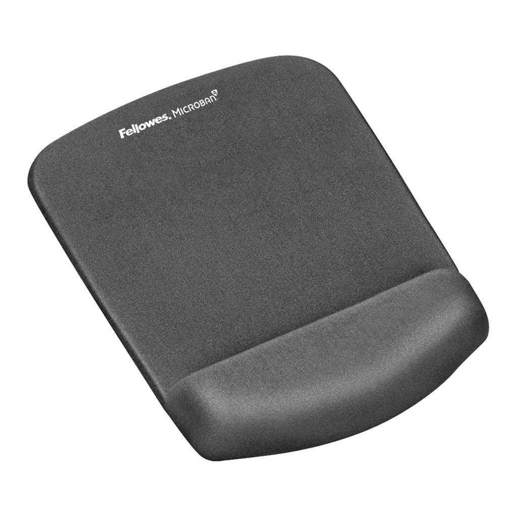 Fellowes: PlushTouch Mouse Pad & Wrist Rest - Graphite