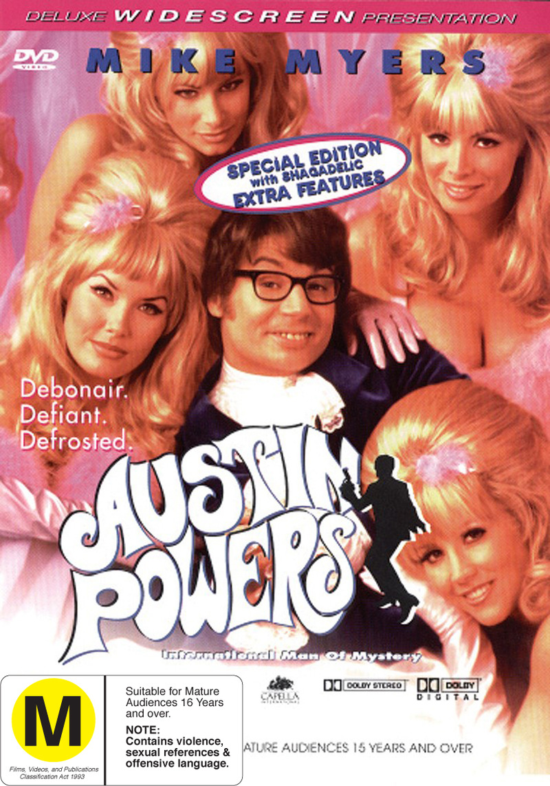 Austin Powers - International Man of Mystery on DVD